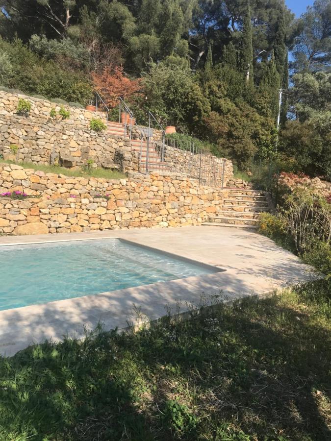 Hauteurs De Toulon : Charmant Studio Piscine Ngoại thất bức ảnh