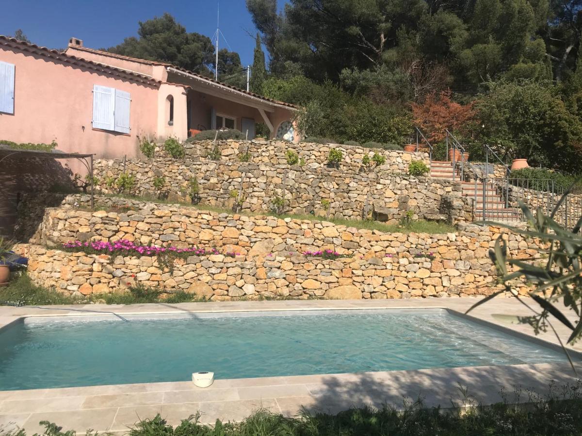 Hauteurs De Toulon : Charmant Studio Piscine Ngoại thất bức ảnh