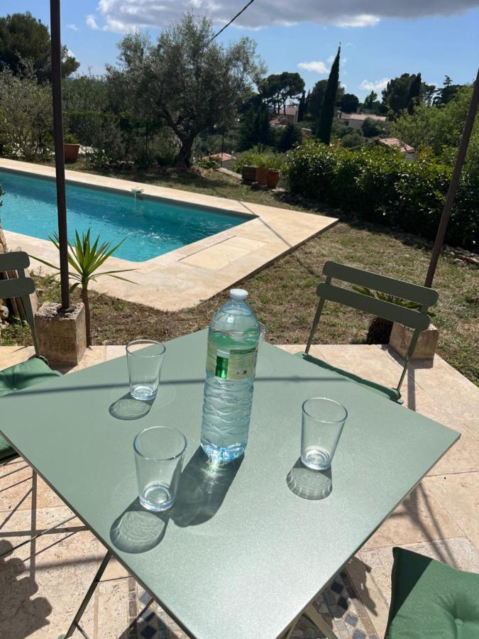 Hauteurs De Toulon : Charmant Studio Piscine Ngoại thất bức ảnh