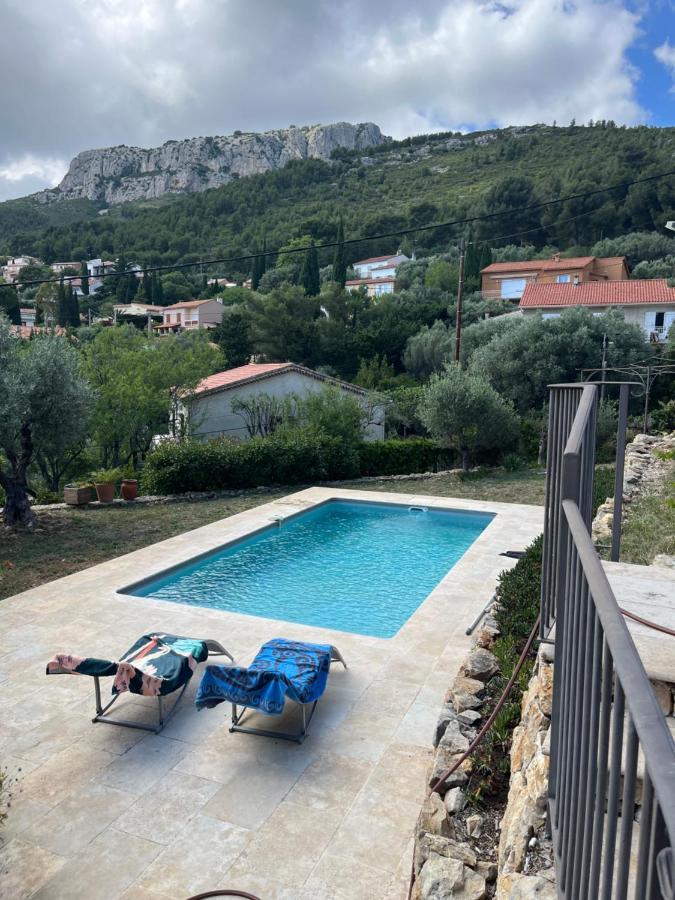 Hauteurs De Toulon : Charmant Studio Piscine Ngoại thất bức ảnh